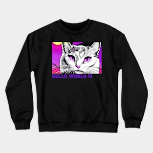 Meowsterpiece | Cat Lovers Crewneck Sweatshirt